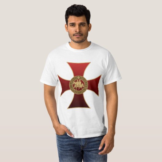 Knight Templar T-shirt (Voorkant volledig)
