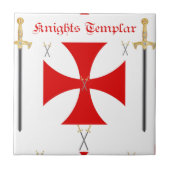 Knight Templar Tegeltje (Voorkant)