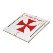 Knight Templar Tegeltje (Zijkant)