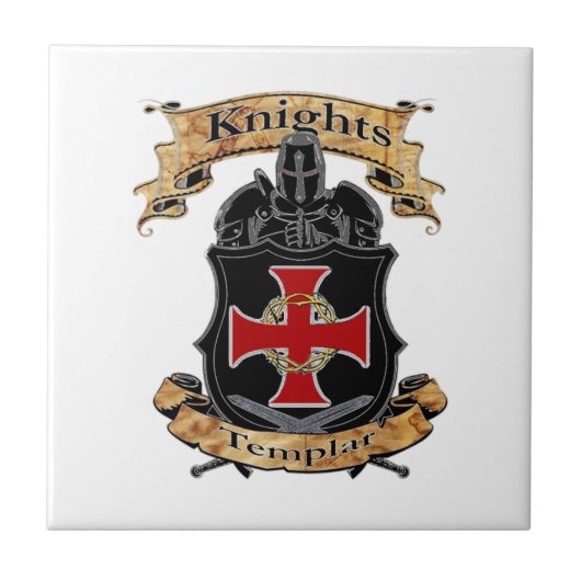 Knight Templar Tegeltje (Voorkant)