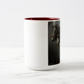 Knight templar tweekleurige koffiemok (Center)