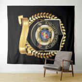 Knight Templar Wandkleed (In Situ (horizontaal))