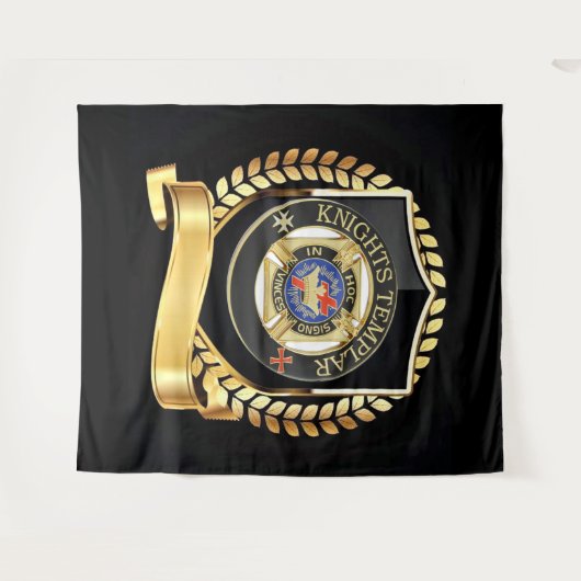 Knight Templar Wandkleed (Voorkant (horizontaal))