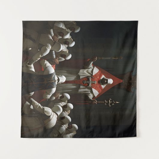 Knight Templar Wandkleed (Voorkant (horizontaal))