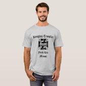 Knight Templar, York Rite Mason T-shirt (Voorkant volledig)