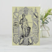 Knight Uitnodiging (Staand voorkant)