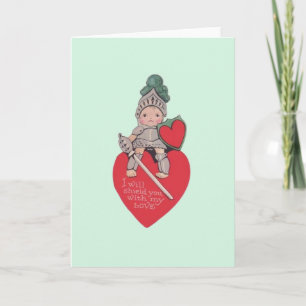  Knight Valentijnsdag Wenskaart Feestdagen Kaart