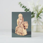 Knight van een schaakset briefkaart (Staand voorkant)