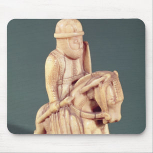 Knight van een schaakset muismat