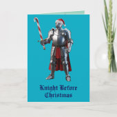 Knight voor Kerstmis Kaart (Voorkant)