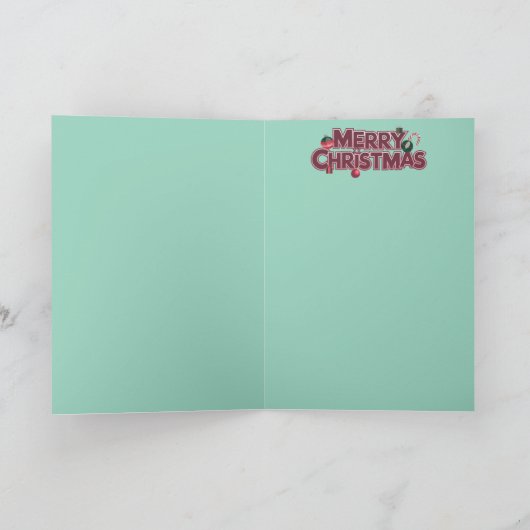 Knight voor Kerstmis Kaart (Binnen)