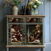 Knightcore Medieval Knight Resting Ancient Forest Tissuepapier