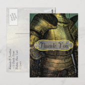 Knight's Armor Dank je Briefkaart (Voorkant / Achterkant)