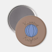 Knights breien Logo Magneet (Voorkant / Achterkant)
