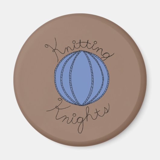 Knights breien Logo Magneet (Voorkant)
