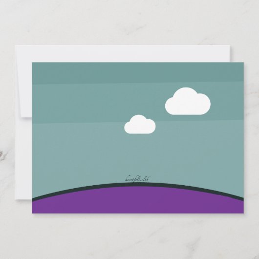 Knight's Castle Uitnodiging (Achterkant)