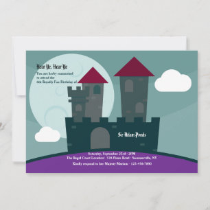 Knight's Castle Uitnodiging