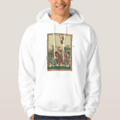 Knights Charging, 14e-eeuwse Codex Manesse Hoodie (Voorkant)