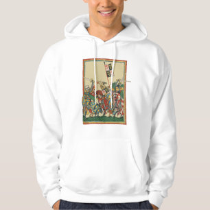 Knights Charging, 14e-eeuwse Codex Manesse Hoodie