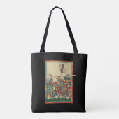Knights Charging, 14e-eeuwse Codex Manesse Tote Bag (Achterkant)