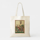 Knights Charging, 14e-eeuwse Codex Manesse Tote Bag (Achterkant)