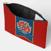 Knights crest James naam betekent rood potlood hoe Etui (Open)