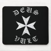 Knights Hostaller Maltese Catholic Christian Deus  Muismat (Voorkant)