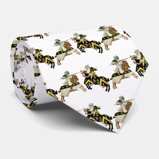 KNIGHTS JOUSTING STROPDAS (Opgerold)