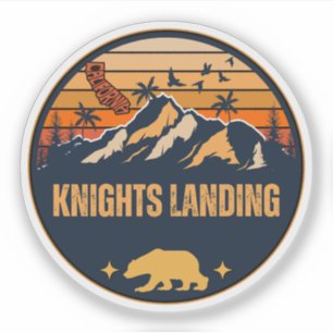 Knights Landing, Californië Sticker