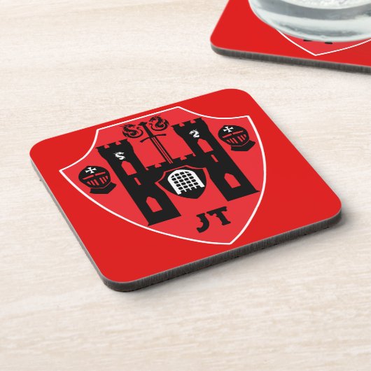 Knights Shield Bier Onderzetter (Linkerzijde)