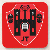 Knights Shield Bier Onderzetter (Voorkant)