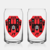  Knights Shield Blikvorm Glas (Voorkant)