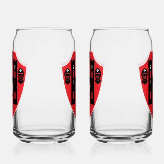  Knights Shield Blikvorm Glas (Links)