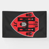 Knights Shield Spandoek (Horizontaal)