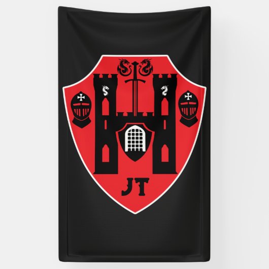 Knights Shield Spandoek (Verticaal)