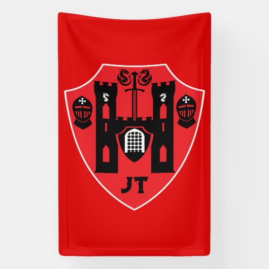  Knights Shield Spandoek (Verticaal)