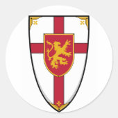 Knights Shield Sticker (Voorkant)