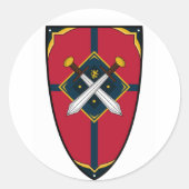 Knights Shield Sticker (Voorkant)
