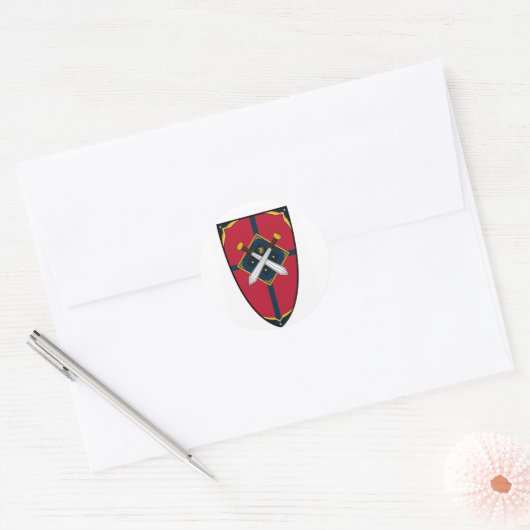 Knights Shield Sticker (Envelop)