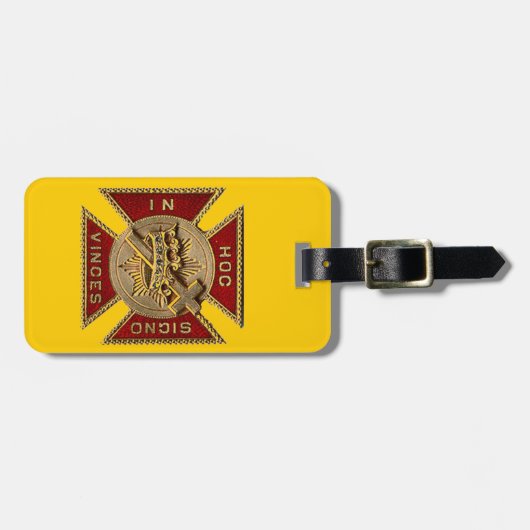 KNIGHTS TEMPLAR BAGAGELABEL (Voorkant horizontaal)