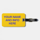 KNIGHTS TEMPLAR BAGAGELABEL (Achterkant horizontaal)