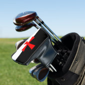 Knights Templar battle flag Golfheadcover (Insitu)