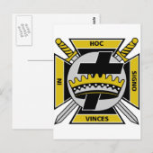 Knights Templar Briefkaart (Voorkant / Achterkant)