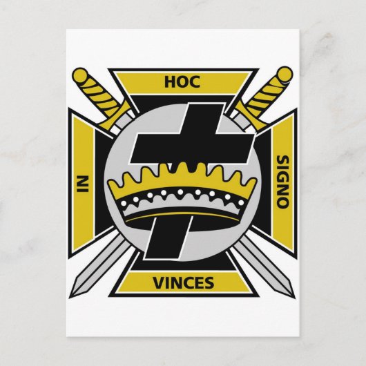 Knights Templar Briefkaart (Voorkant)