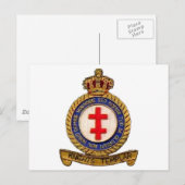 KNIGHTS TEMPLAR BRIEFKAART (Voorkant / Achterkant)