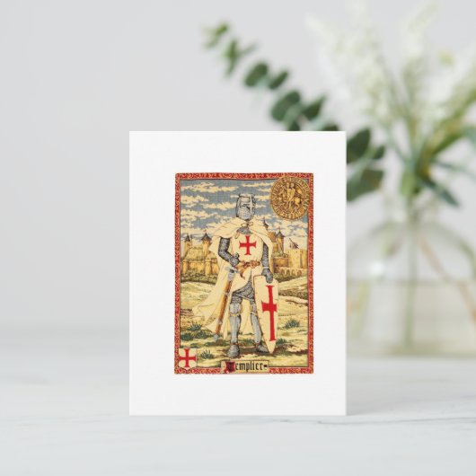 KNIGHTS TEMPLAR CLASSIC BRIEFKAART (Staand voorkant)
