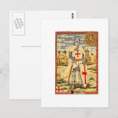 KNIGHTS TEMPLAR CLASSIC BRIEFKAART (Voorkant / Achterkant)