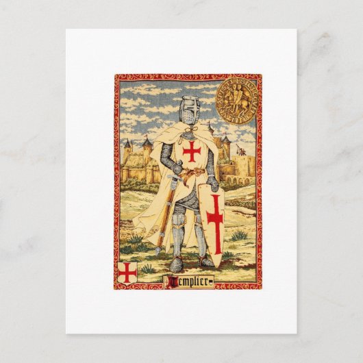 KNIGHTS TEMPLAR CLASSIC BRIEFKAART (Voorkant)