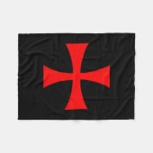 Knights Templar Cross Catholic Christian Order The Fleece Deken (Voorkant (Horizontaal))