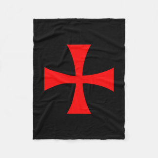 Knights Templar Cross Catholic Christian Order The Fleece Deken